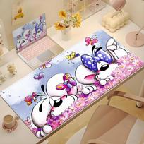 DDiddl Cartoon cute Mouse Pad Desk Mat Large Nonslip Antifray Keyboard Ergonomic Office Rubber PC Home HYBXAXC Gamer Mousepad 800x400x2mm