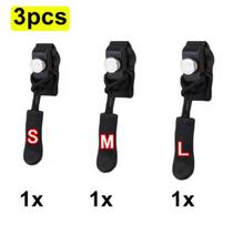 6Pcs Universal Zipper Repair Kit Quick Instant Detachable Zipper Head Replacement Zipper Slider Pull for 3 Different Size