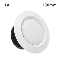 4 Types 100mm / 150mm Air Vent Ducting Ventilation Grilles Vents Cover Air Circulation Extract Valve Grille Round Shapes Parts