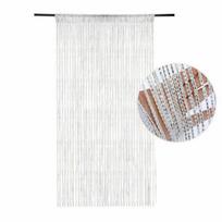 100*200CM Durų Langų Kabinami Karoliukų Dekorai Užuolaidų Stygos Vasarinis Skraidančių Vabzdžių Tinklelis Kutų Panelės Užuolaidos Durų Namų Dekoras balta