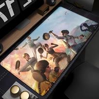Pubg Battlegrounds teclado mouse pad Cartoon Lockedge Large Gaming Pad Computer Gamer Keyboard Mouse Desk Mat offices Mousepad 800x300x2mm