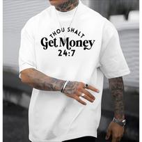 European Sizes Skeleton Cat Card T-Shirt - Gothic White Cat & Floral Print with The Cat Text - Soft Black Short Sleeve Round Neck Tee for Men S įvairiaspalvis