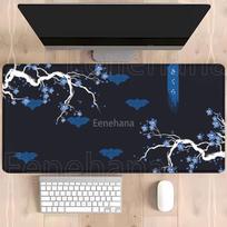 Japoniškos vyšnios Sakura pelės kilimėlis žaidimų didelis xmm esportas Klaviatūra overlock Pelės kilimėlis Guminis HD spausdinimas Stalo kilimėliai 400x800x2mm