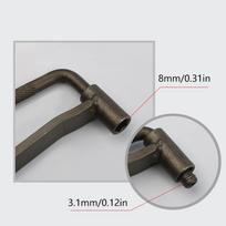 Motorcycle Engine Valve Adjustment Tool Square Hexagon Socket T Spanner Valve Screw Wrench 3/3.5/4Mm 8Mm 9Mm 10Mm For Scoote S