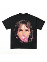BRITNEYS SPEARS T-SHIRT Vintage Pop Icon Tee Celebrating The Legendary Career Of The Princess Of Pop Graphic Print Homage S įvairiaspalvis