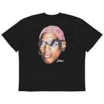 2026 Vasaros Mados Trendy Marškinėliai Dennis Rodman Vintažiniai Marškinėliai _ Unisex Ekologiški Oversized Aukštu Kaklu Marškinėliai _ Retro NBA Ikona Grafinis Marškinėlis Y2K Streetwear 4XL gray
