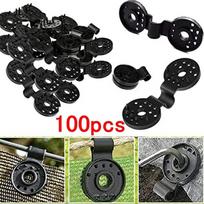 Universal outdoor sunshade net fixing clips100-200Wind-resistant locking rings in pack, durable and sturdy sunshade accessories