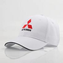 cwpc9 Car Logo Baseball Cap For Mitsubishi Pajero Outlander Lancer Outdoor Casual Hat Adjustable Sun Protection Sports Cap balta