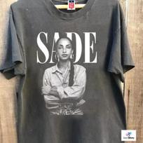 90-ųjų vintažiniai Sade marškinėliai, Sade Adu dainininkės suaugusiųjų unisex marškinėliai, visų dydžių XXL
