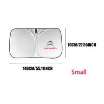 GEFR3 1pcs Car Windshield Sunshades Sun Shade Covers Accessories For Citroen C1 C2 Grand C4 Picasso C4L VTS C-ELYSEE DS Auto Valve Cap