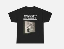 NEW Title Fight - Hyperview Short Sleeve Black Size S-2345Xl Shirt 2XL
