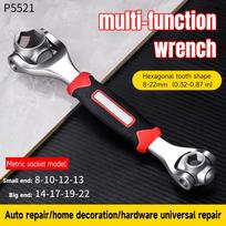 Universal Wrench 52 in 1 Socket Wrench Tool with Multifunction 360 Degree Rotating Head, Tool Kit for Home and Car Repair