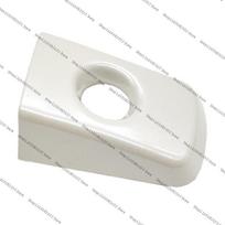 For Nissan Qashqai 2008-2015 Exterior Door Handle Cover Handle Cap Lock Core Cover Keyhole Cover 80647-JE20A White hole