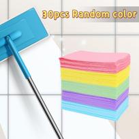30-200 vnt. Koncentruotas grindų valiklis plytelėms, medinėms, vonios ir automobilio paviršių valymui. Galingi grindų valymo lakštai namams 30pcs-Random color yellow