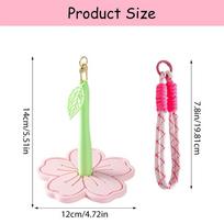 Yarn Winder Prevent Knotting with Wrist Strap Yarn Ball Winder for Knitting for Travel Studio Car Rides Crafting Project rožinės rožinės spalvos
