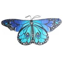 Monarch Butterfly-Wings for Kids Girls Princess Dress-Up Fairy Costume Toddler Big Sister Gift Dance Party Toy Halloween Chiffon 118x48cm(46x19Inch)