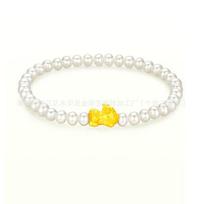 Golden Pixiu Baby Bracelet: Women's 999 Gold Luck Beads & Pearl Bracelet - Perfect Mother's Day Gift Shell Pearl Style