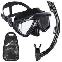 Mask And Snorkel Snorkel Set - Black - Mf03