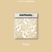 1 vnt. NAPEARL 10 % užtemdantis tiulis, paprastas ir universalus europietiškas žakardo permatomas užuolaidos virtuvės, svetainės, miegamojo, balkono, lango, namų dekorui W100cm x L130cm smėlis