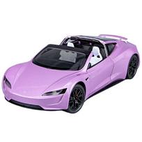 1/24 Tesla Roadster Kabrioletas Lydinio Sportinio Automobilio Modelis Metalinis Liejimo Žaislas Koncepcinio Automobilio Modelis Garso ir Šviesos Simuliacija Vaikų Dovana