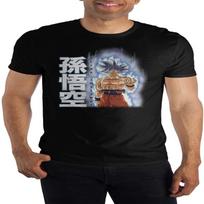 Bioworld Dragon Ball Mastered Ultra Instinct Goku Kanji Black T-Shirt S juoda