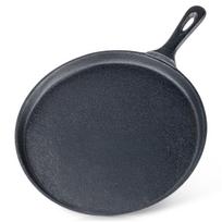 Cast Iron Frying Pan for Frying Pancakes, Omelettes, Eggs, Tortillas 26cm