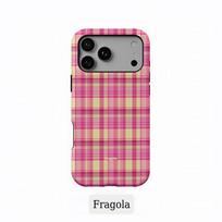 Stripe Phone Case for iPhone 17 16 15 14 13 12 11 Air Pro Max Plus Luxury Clmj Fragola Coloful Stripes Double-layer Back Cover iPhone 15 Pro