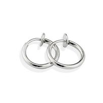 LT-MS-114 Stainless Steel Clip-On Earrings Minimalist Style Steel Spring Clip-On Trendy Jewelry Wholesale*4
