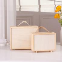 Custom Logo Wooden Gift Display Box 200x100x140