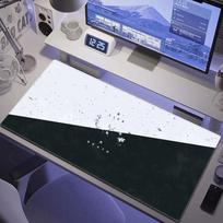 Black and White Cherry Blossom Gaming Mouse Pad x XL Extended Large Mouse Mat Desk Pad Non Slip Rubber Mousepad Gamer 800x400x2mm