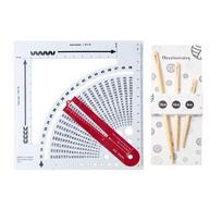 Knitting Gauge Converter Stitch Weave Craft Knitting Calculator Counter Ruler Sewing Guide Tool DIY Craft Apparel Sewing Supply