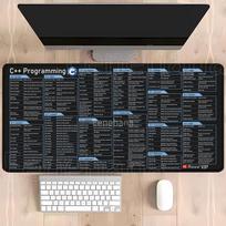 C Programing Shortcut Mouse Pad overlock Offices Accessories NonSlip Offices Pc Programmer Mousepad HD Printing XXL Desk Mat 400x800x2mm