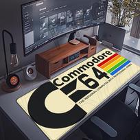 Keyboard Mouse Pad Commodore  Mousepad Xxl Nonslip Lockedge Minimalism Office PC Accessories XL Gaming Large Desk Cabinet Pad 300x800x2MM