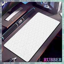 Oversized Japanese wave shape desk mat white XXXL mouse pad gamer keyboard accessories pad office lock edge desk mats  MM 800x400x2mm
