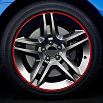 8m Automobilio Rato Apsauga Stubo Lipdukai Automobilio Dekoratyvinė Juostelė Automobilio Rato Lanko / Padangos Apsauga Priežiūros Gaubtai Automobilio Stiliaus Žiedai Patvarūs gray