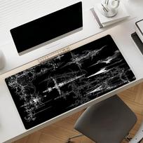 Art Black White Sigilism Mouse Pad Nonslip Rubber Gamer Balance Computer Mat Decoracion Deskmat Laptop Office Large SBD400x800x2mm