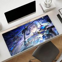 Game Genshin Impact Neuvillette Mouse Pad Nonslip Rubber Gamer Balance Computer Mat Decoracion Deskmat Laptop Office Large SBD400x800x2mm