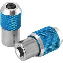 A25F-For Taps, Reamers Screw Extractors, 2PCS Tap Extractor Tool& Tap Sockets With 3/8  Socket Adapter, Tap Socket Set mėlyna