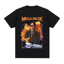 Dwight Schrute Megadesk Michael Scott Homage The Office T-shirt Tv Series T Shirt Men Women Cotton Casual Short Sleeve T-Shirts 4XL
