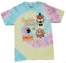 Five Nights at Freddy's New Adult T-Shirt -Freddy Fazbear's Logo Tie Dye XL