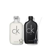Calvin Klein one perfume set Eau de Toilette EDT Bergamot Green Tea Citrus Fragrance one 100ml + be 100ml without gift box žalia