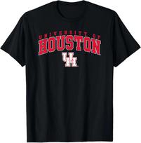 Houston Cougars Arch Over Officially Licensed T-Shirt S