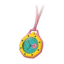 Colorful Octagonal Pocket Watch Mechanical Quartz Analog Watch geltona