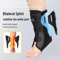 Adjustable Cross-Rotation Ankle Brace Sock with Breathable Warmth & Aluminum Strip for Sprain Support in Sports, Football, & Basketball. Regular juoda