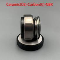 301-8 301-10 301-12 301-14 301-16 301-18 301-20 Ceramic Carbon NBR Water Pump Single Coil Spring Bellows Shaft Mechanical Seal 1Piece 301-14