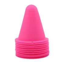 10Pcs/Set Skate Marker Training Road Cones Roller Football Soccer Rugby Training Soft Tower Skating Obstacle Roller Skate Pile