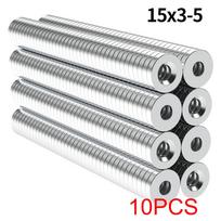 Super stiprus neodimio magnetas N35 NdFeB nuolatinis magnetinis imanes apvalus su skylėmis galingi magnetai šaldytuvas