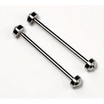 1.0mm Thick Steel Color Watch Band T-bar with Stud and Screw 3.0mm Cap 10mm-26mm Long Screw Lug Bar for Leather Bracelet W2003 10mm