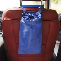 Portable Car Seat Back Garbage Bag Car Auto Trash Can Leak-proof Dust Holder Case Box Car Styling Oxford mėlyna