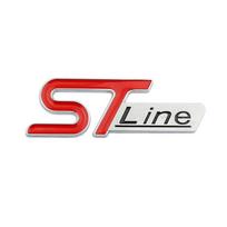 Stline automobilių modifikuoto metalo lipdukai Automobilio kėbulo dekoravimo lipdukai, tinkantys naujajam Ford Focus raudona